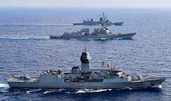 HMAS Arunta South China Sea passage Australia RAN